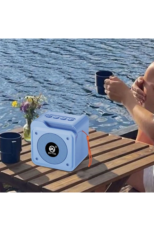 Kablosuz Bluetooth Hoparlörler - USB Kart Yuvalı Taşınabilir Mini El Tipi