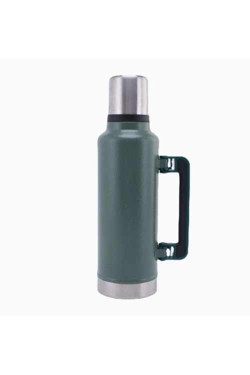 2 litre Kapasiteli Klasik Yeşil Termos
