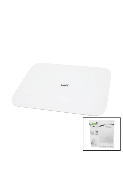 Egonex Techfit Tf-1070 (gizli Ekran &soft Beyaz Cam Zemin ) Dijital Baskül Terazi Tartı (180kg) (sensör &led Ekran &oda℃)*10