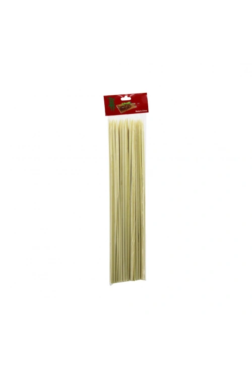 Egonex İbico İ18-071 Bamboo Skewers ( Kalın ) ( 34.5cm ) Ahşap Çöp Şiş ( 45pcs ±2ad )*12x20
