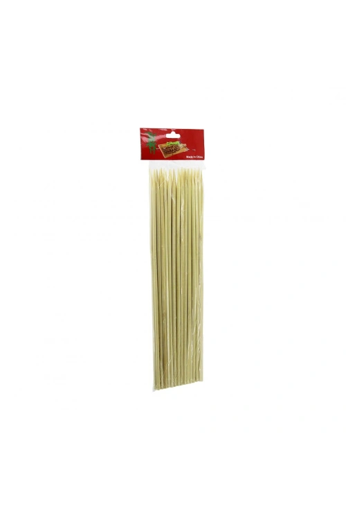 Egonex İbico İ18-072 Bamboo Skewers ( Kalın ) ( 30cm ) Ahşap Çöp Şiş ( 45pcs ±2ad )*12x20