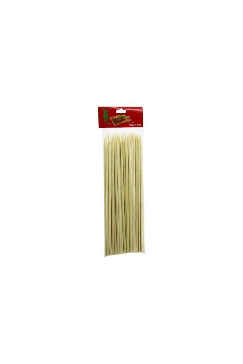 Egonex İbico İ18-073 Bamboo Skewers ( Kalın & 24.5cm ) Ahşap Çöp Şiş ( 45pcs ±2ad )*12x20