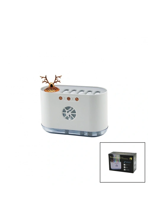 Alaska Sdr-h-006 ( Geyik Figürlü )( 700ml )( Sese Duyarlı )( Usb Şarjlı & Renkli Ledli Işık ) Hava Nemlendirici ( Buhar Makine & Koku Giderici) 4.5w*48