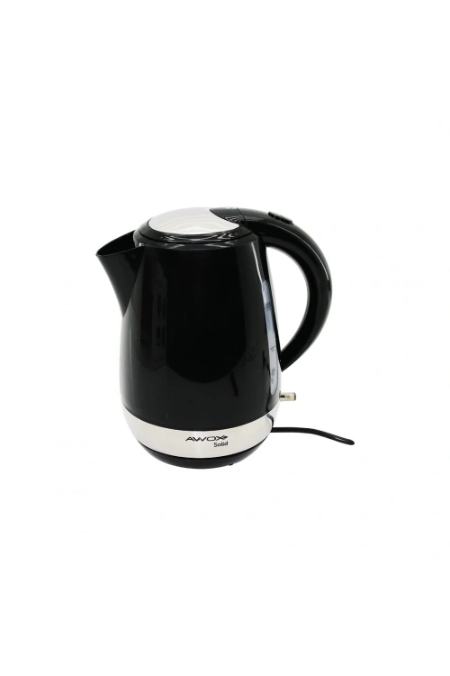 Awox ( Siyah ) Solid Kettle Su Isıtıcısı (1.7lt) (2000w) (su Göstergesi) (360° Gövde=krom Kaplı Taban) (gizli Rezistans)*16