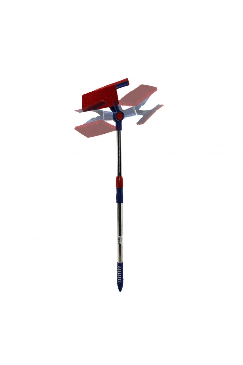 Baysa-135 ( 2 Başlı ) ( Eko ) Camsil ( 180° Oynar Kırmızı Başlı ) ( Krom Uzayan Sap= 45---75cm )*100