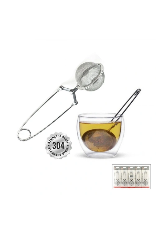 Baysa-720 ( Maşalı ) ( Tel Metal ) Bitki Çay Süzgeç ( Çap: 5.1cm )*288