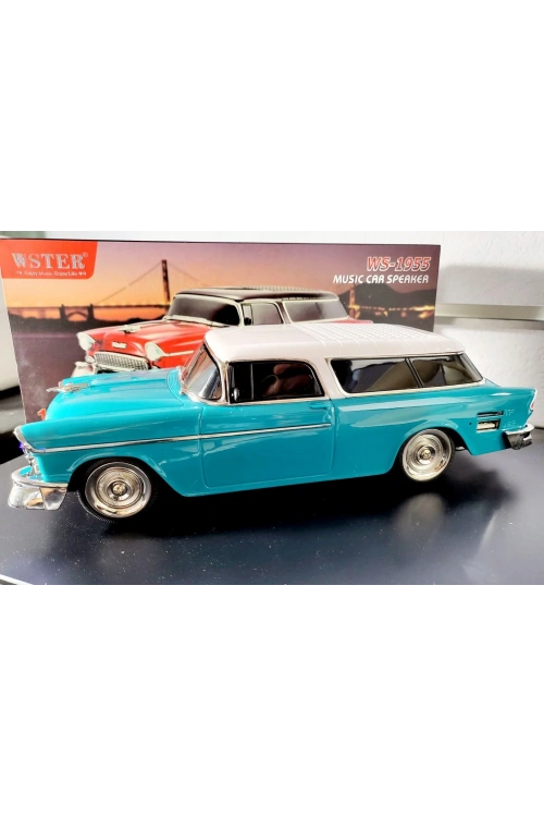 Chevrolet Ws-1955bt Belair 1955 Model Bluetooth Hoparlör