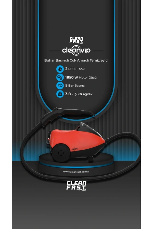 Cleanvip Detaylı Buhar Temizliği Buharlı Makinesi Cv332