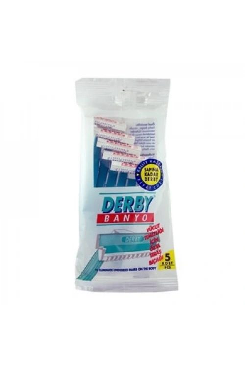 Derby-101020201-210 ( Banyo ) ( 5pcs Poşetli ) Saplı Jilet*14x8