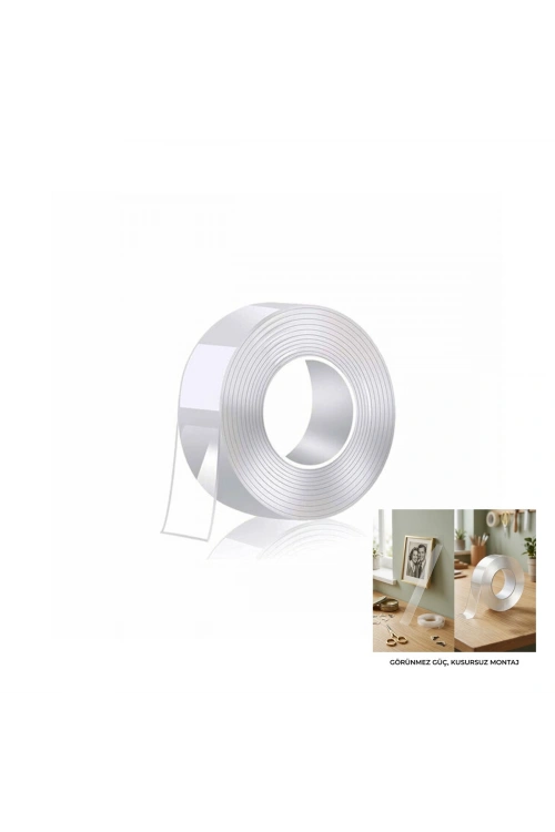 Dmax Dmx-4621 ( 30mmx2mt ) ( Nano Bant ) Şeffaf Çift Taraflı*288