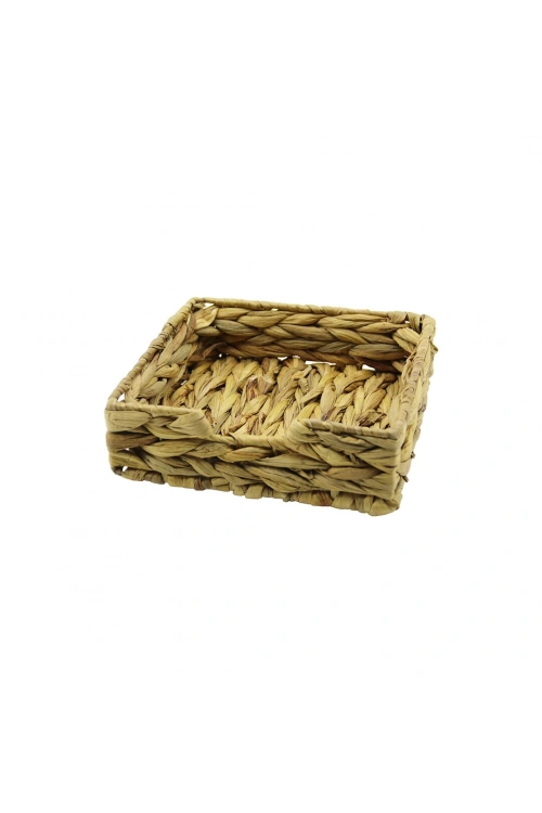 Dmr-4959 ( Kare ) ( Hasır ) Peçetelik ( Metal İskelet ) ( 20x20cm )*60