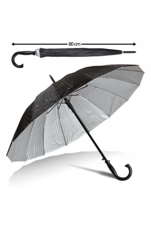 Dmr Home Dmr-8317 ( 16 Telli ) ( Siyah & Erkek ) Baston Şemsiye*60