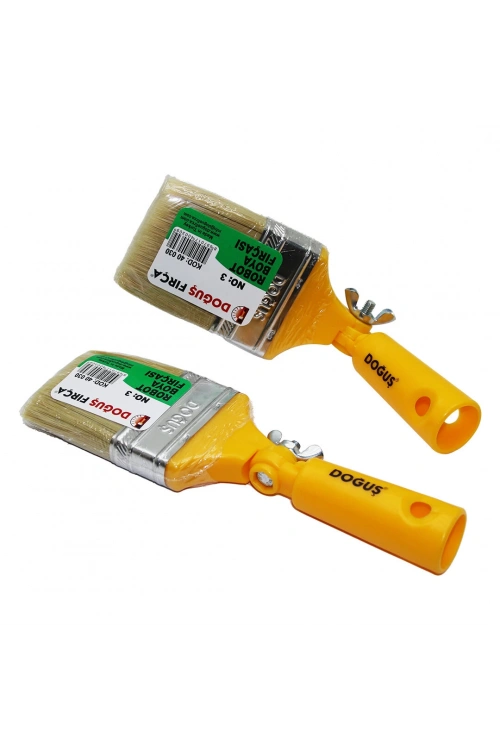 Doğuş-40030 ( No-3 & Lüx ) ( Robot ) Boya Fırçası Plastik Saplı*12x5