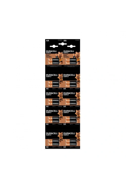 Duracell Kalem Pil Alkalin ( 20pcs )*1x10
