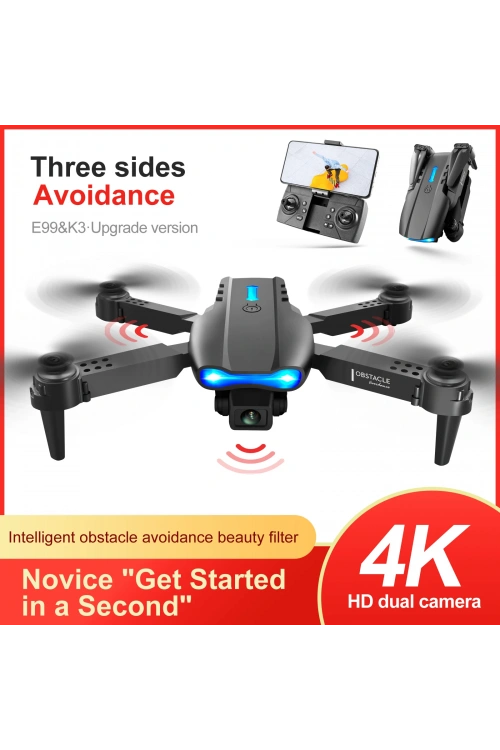 E99 Pro Yarış Drone İle 1080p Hd Çift Kamera