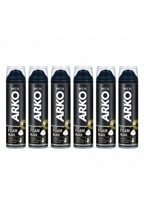 Egonex Arko ( Siyah ) Traş Köpük ( 200ml )*6x4