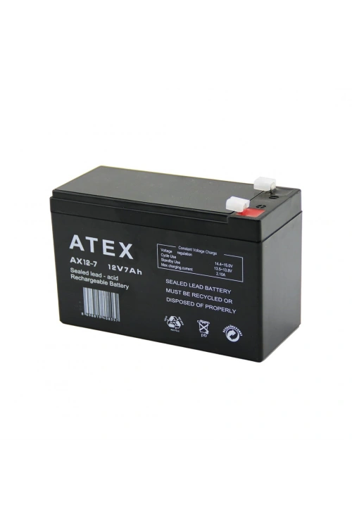Egonex Atex Ax-12 ( Kalın ) Kuru Akü ( 12v-7ah ) Amper*10