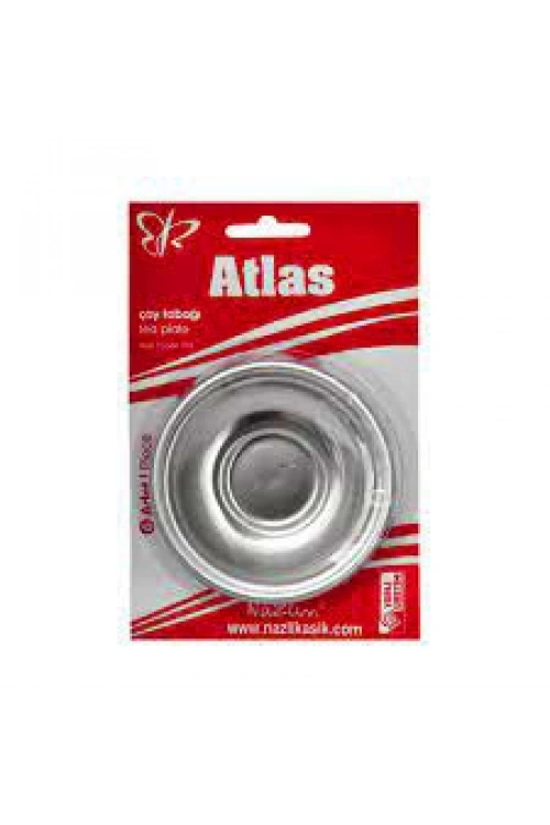 Egonex Atlas-703  6pcs Metal Çay Tabak*50