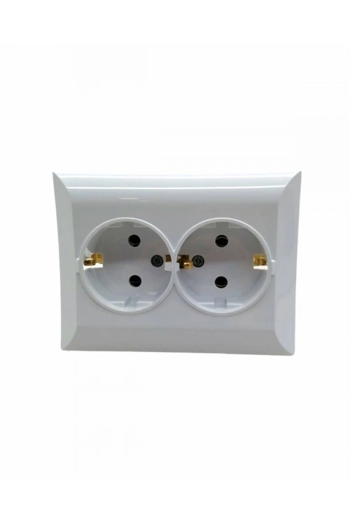 Egonex Atom Topraklı 2li Priz*12x10