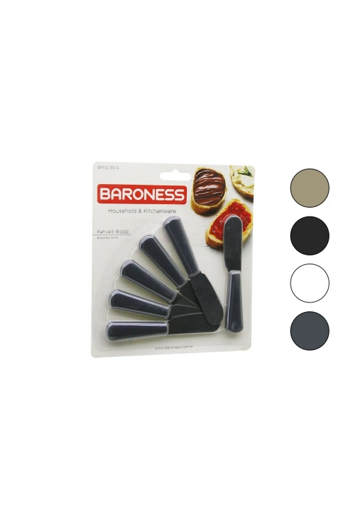 Egonex Baroness Brns-13014 ( 6pcs ) Kahvaltı Ve Tereyağı Seti ( 11cm )*120