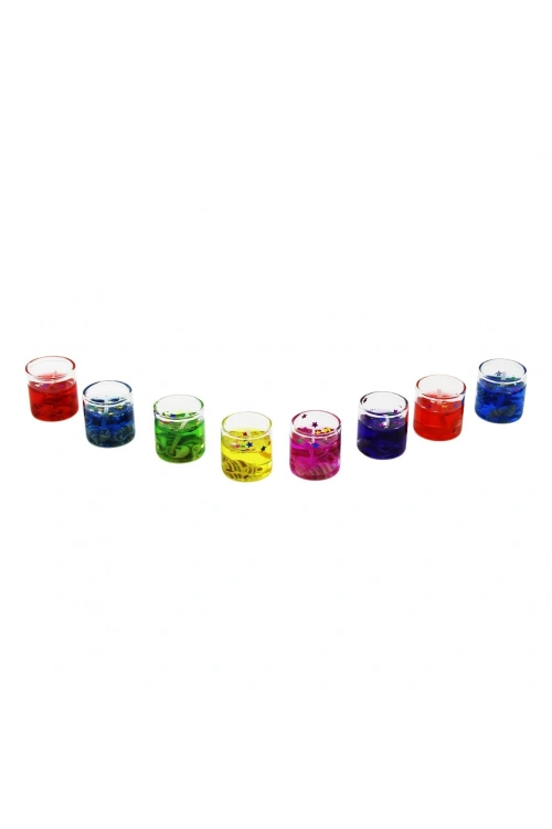 Egonex BAROTTİ DMR-9727 ( 8PCS ) ( JEL & MİNİ CAM KAVANOZ ) MUM*24X5