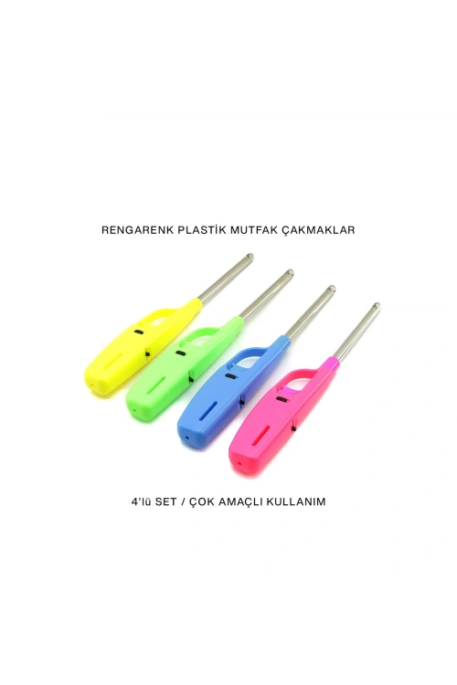 Egonex BbQ Neon Efe-404 Ocak Mutfak Çakmak Mc2 (renkli Plastik)*15x8