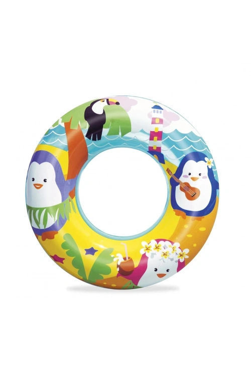 Egonex Bestway-36113 Desenli Çocuk Deniz Simit ( 51cm ) ( 3-6yaş )*36=k