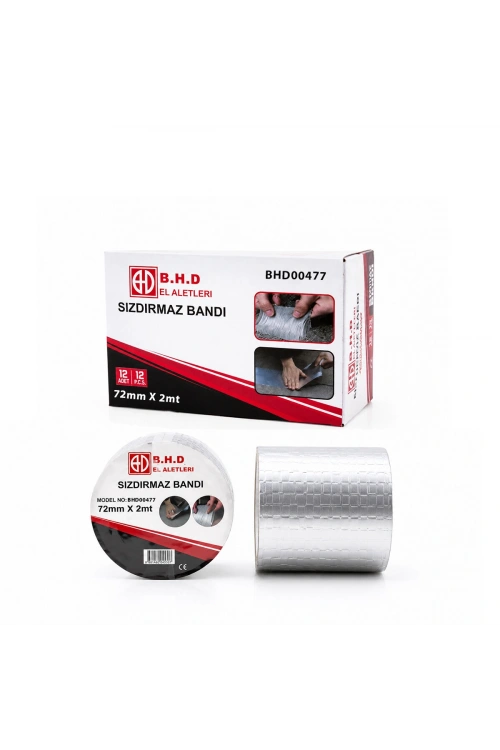 Egonex B.h.d Bhd-00477 ( 72mmx2mt ) Su Sızdırmaz ( Sakız ) Tamir Bantı*12x8