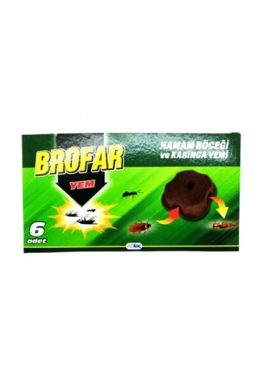 Egonex Brofar ( 6pcs ) Hamamböceği Ve Karınca Yemi*6x8
