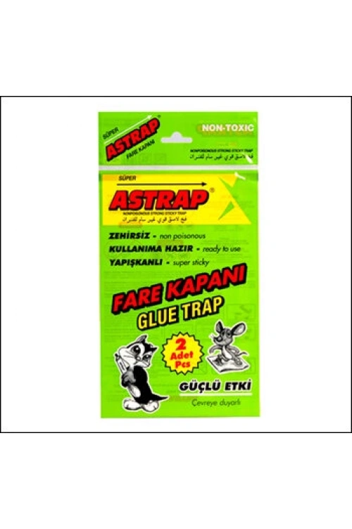 Egonex Brofar Astrap ( 2pcs ) Fare Yapışkanlı Kağıt Kapan*12x8