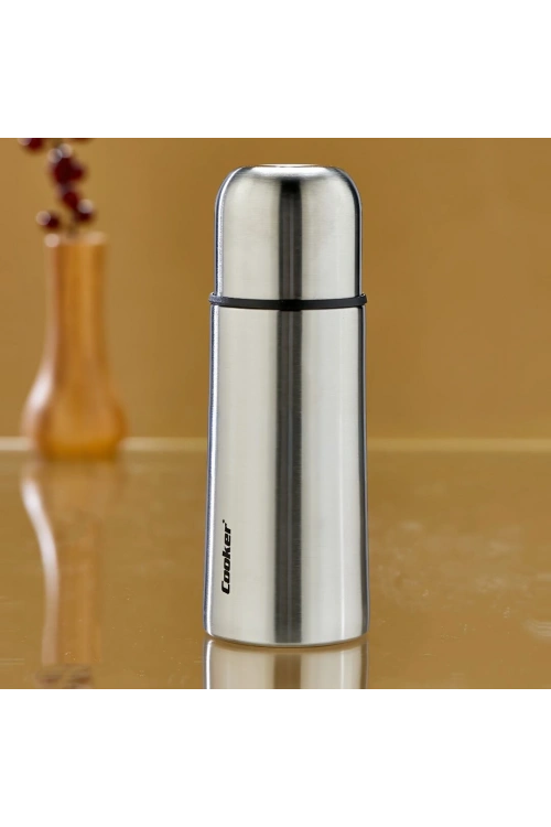 Egonex Cooker Ckr-2114 ( 0.3lt ) ( Krom ) Termos ( Paslanmaz Çelik & Sızdırmaz Kapak = Bardak )*24