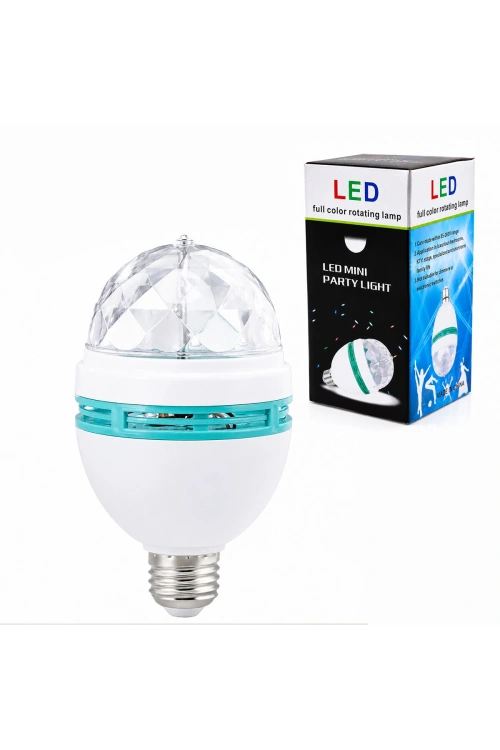 Egonex Dempower Dp-269 ( 3w ) Dönebilen ( Disko ) Renkli Led Lamba & Ampul ( Tam Renkli ) ( 170-265v )*100
