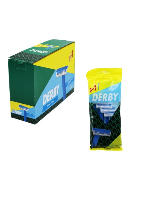 Egonex Derby ( Banyo - Body ) ( 5+1pcs Poşetli ) Saplı Jilet*12x8