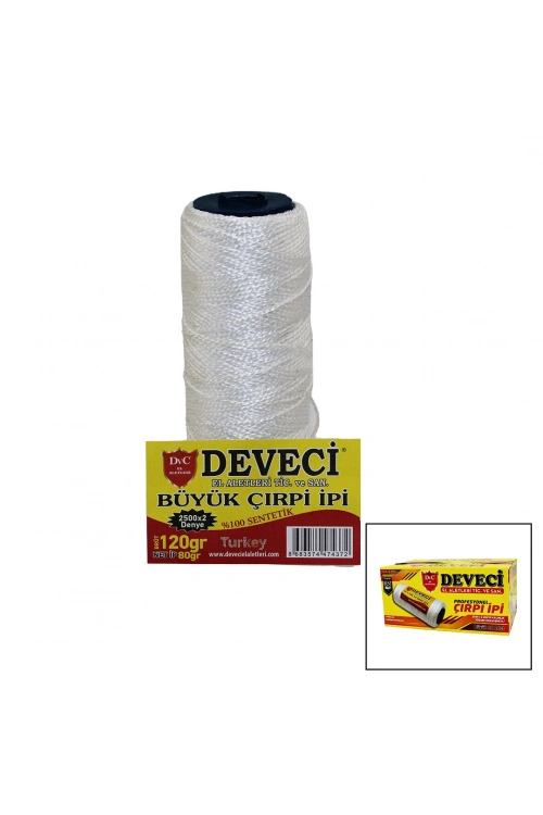 Egonex Dvc Deveci ( Büyük ) Çırpı İpi ( Brüt 120gr & Net İp 80gr )*24x6