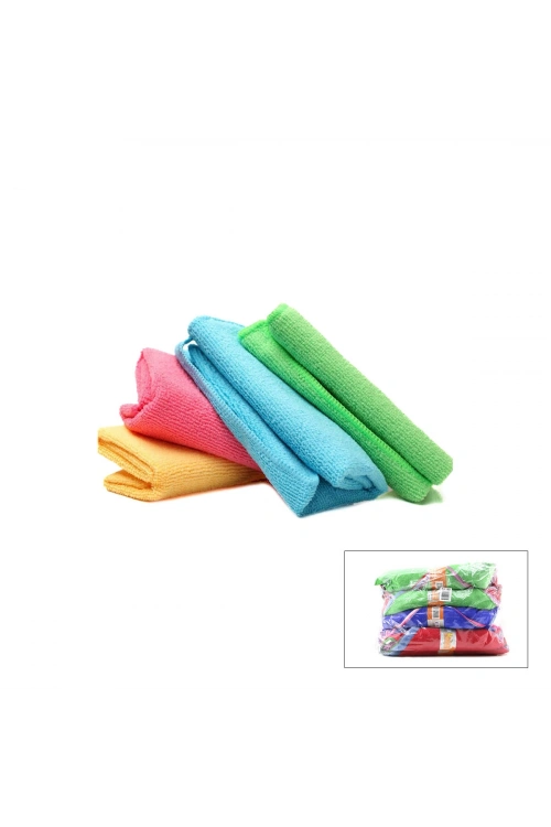 Egonex Ece Lıfe Ece-21 ( 4pcs ) Lüx Mikrofiber Dürüm Temizlik Bezi*12x10