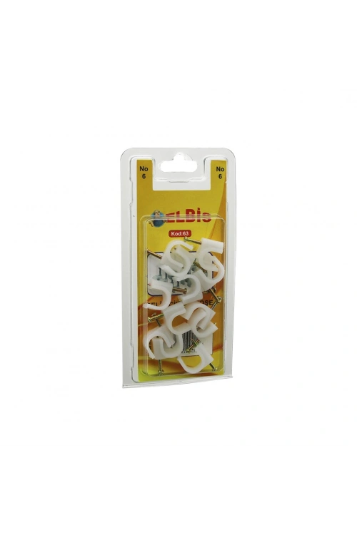 Egonex Elbis-63 ( No-6 ) Çelik Çivili Kroşe*12x24