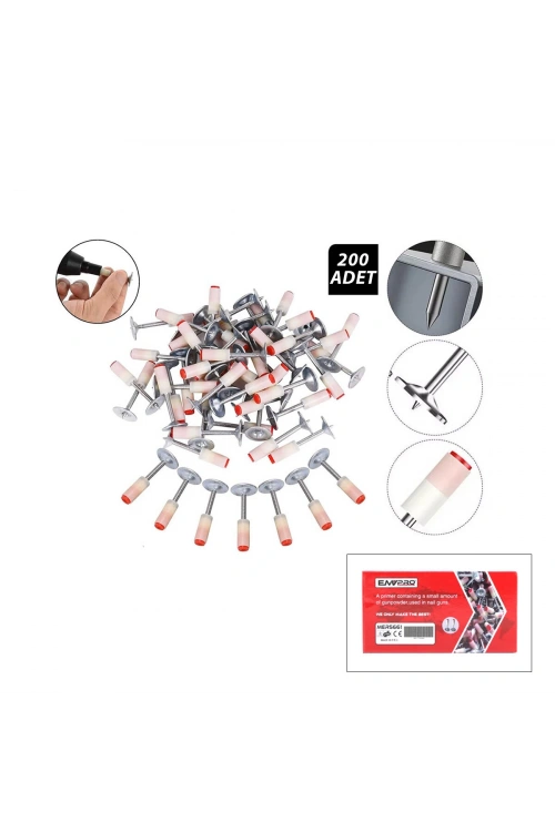 Egonex Emka Mer-5661 ( 200 Pcs) Barutlu Çivi*30