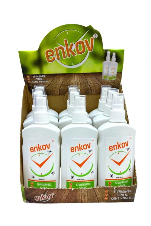 Egonex Enkov ( Vücut Losyonu ) ( K.sinek & Sivrisinek ) Kovucu ( Sprey ) ( 100ml )*12x8