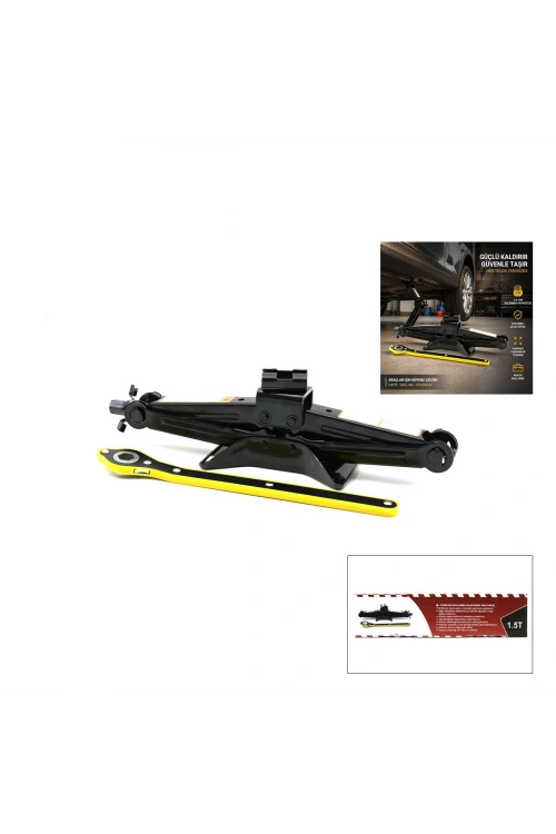 Egonex Falcon Autokıt Fa1-554 ( 1.5 Ton & Cırcır Kollu ) Kriko*10