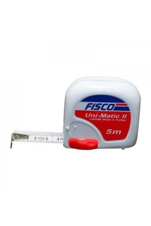 Egonex Fısco Uni-matic Iı ( 5mtx19mm ) ( Stoplu ) Şerit Metre*10x10