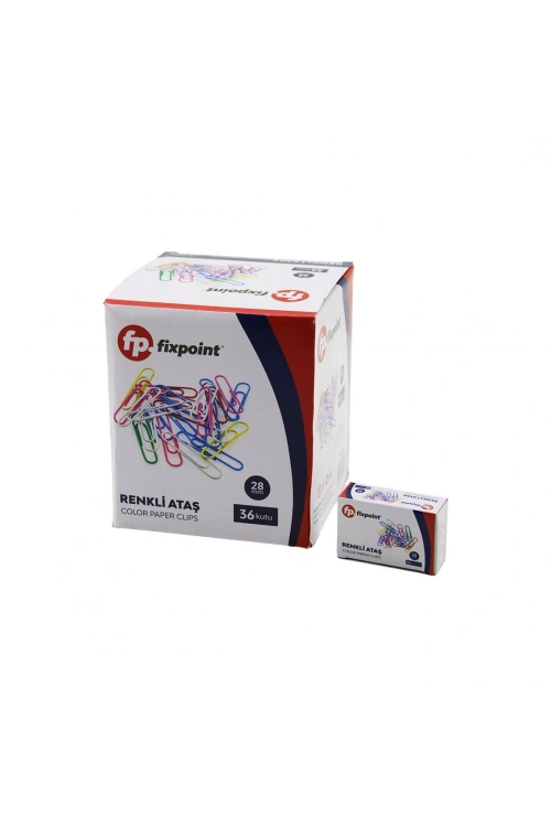 Egonex Fixpoint ( 50pcs ) P-2350 Renkli Ataş 28mmm*36x20