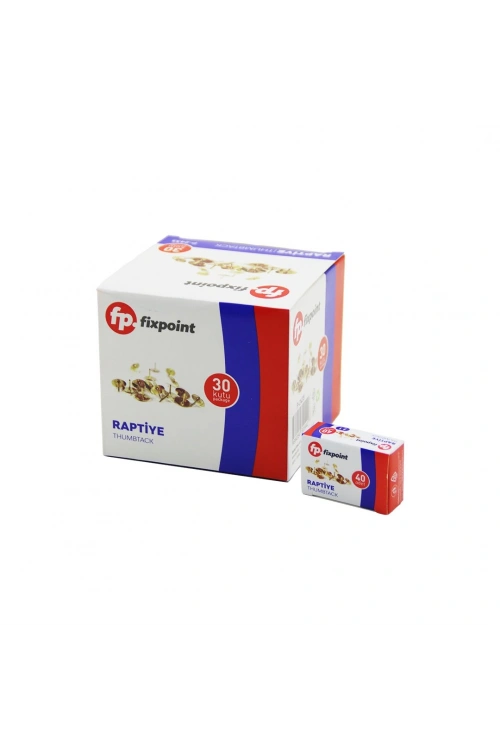 Egonex Fixpoint P-2435 ( 40pcs ) Metal Raptiye ( Kutulu )*30x40