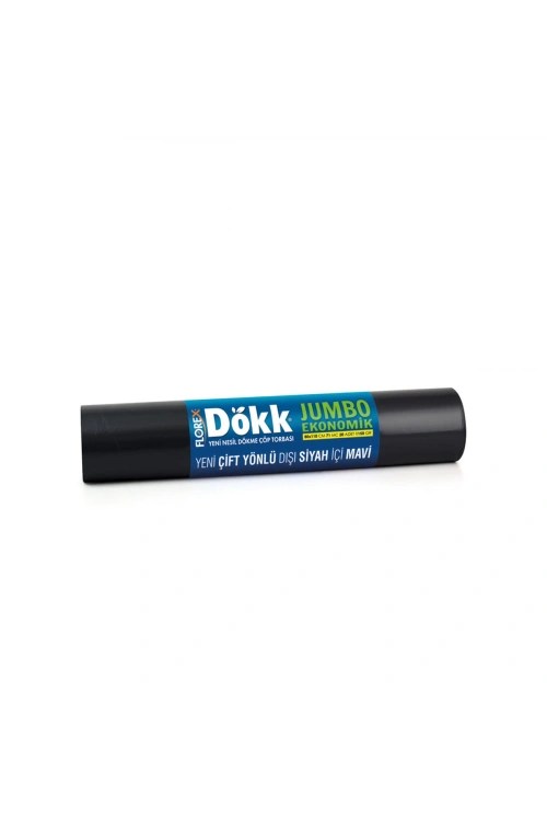 Egonex Florex-619 Dökk ( Eco Jumbo Çift Yönlü ) ( 20pcs ) 80x110cm Çöp Torbası*9=k