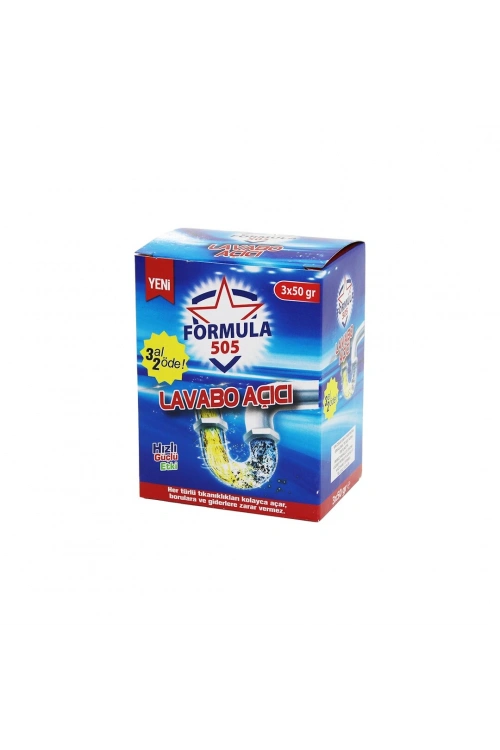Egonex Formula 505 ( 3x50gr ) ( Lavabo Açar ) Granül & Toz*24=k
