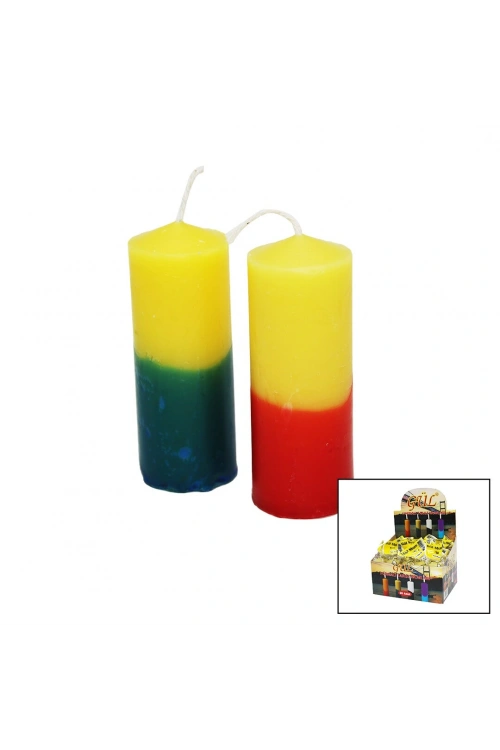 Egonex Gül Candles-101 ( Taraftar Mum ) Takoz Mum*20x12