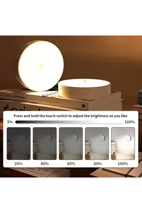 Egonex Hareket Sensörlü Usb Şarjlı Led Işık Lamba