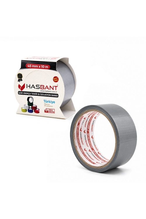 Egonex Hasbant Has-0076 ( Gri ) Tekli Çadır & Tamir Bantı ( 48mmx10m ) ( Bandı )*72