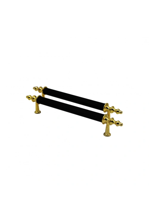 Egonex İbico-916 ( Orta & 13cm ) ( Siyah & Altın ) Boru Kulp*10x5