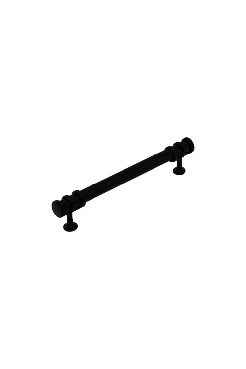 Egonex İbico-944 ( 12.8cm ) ( Yüzük Siyah & Kulp Siyah ) Boru Çekmece Kulp*10x5