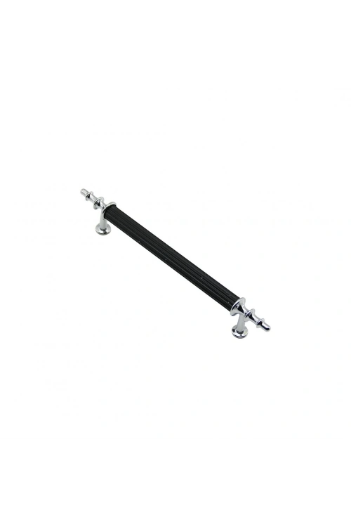Egonex İbico-976 ( 12.8cm ) ( Siyah & Krom ) Boru Kulp*10x5